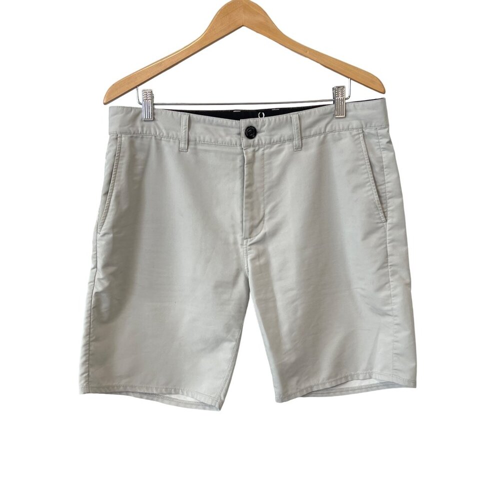 AndersonOrd Performance Golf Shorts Mens L Beige Cream Outdoor Athleisure Casual